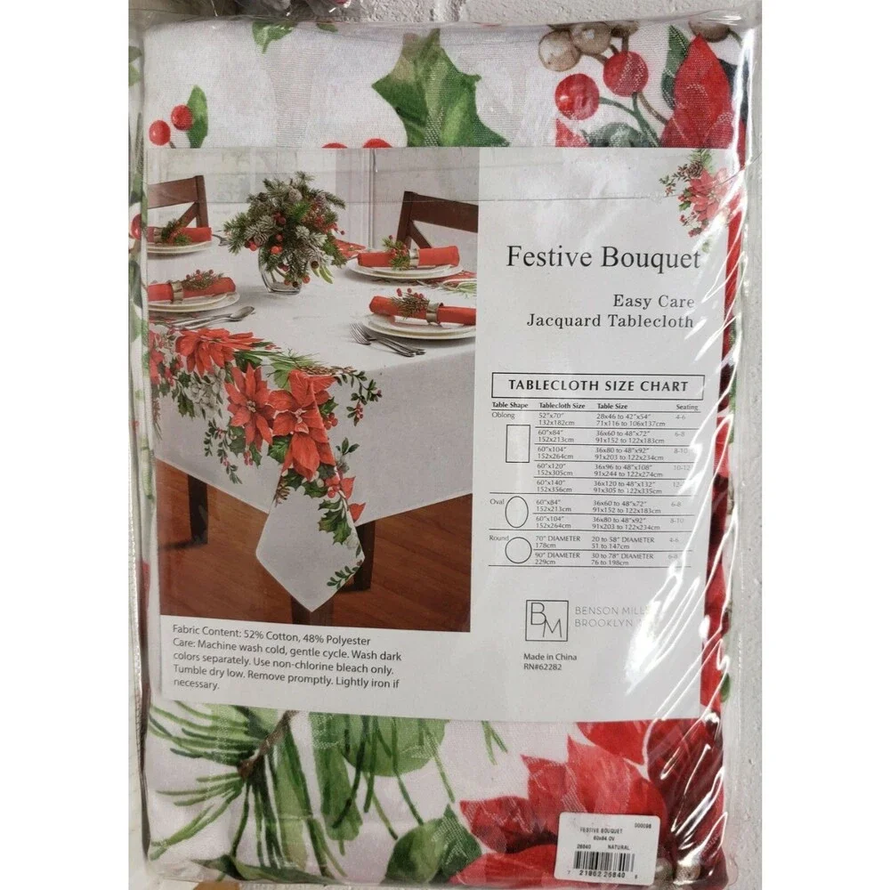 Jacquard Tablecloth 60